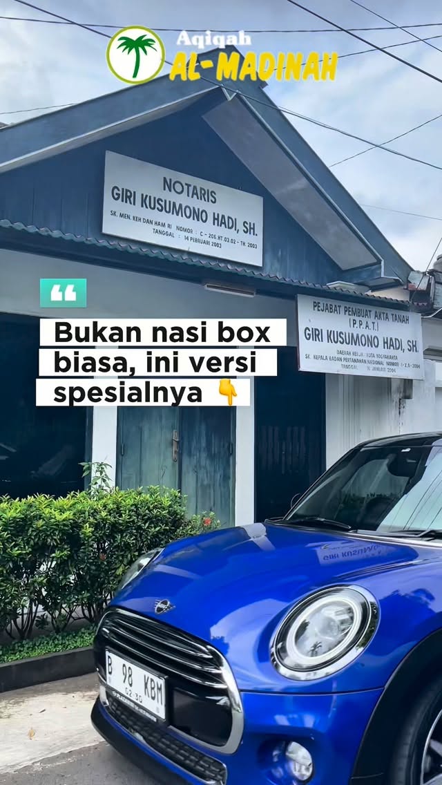 Paket bento aqiqah premium Al-Madinah